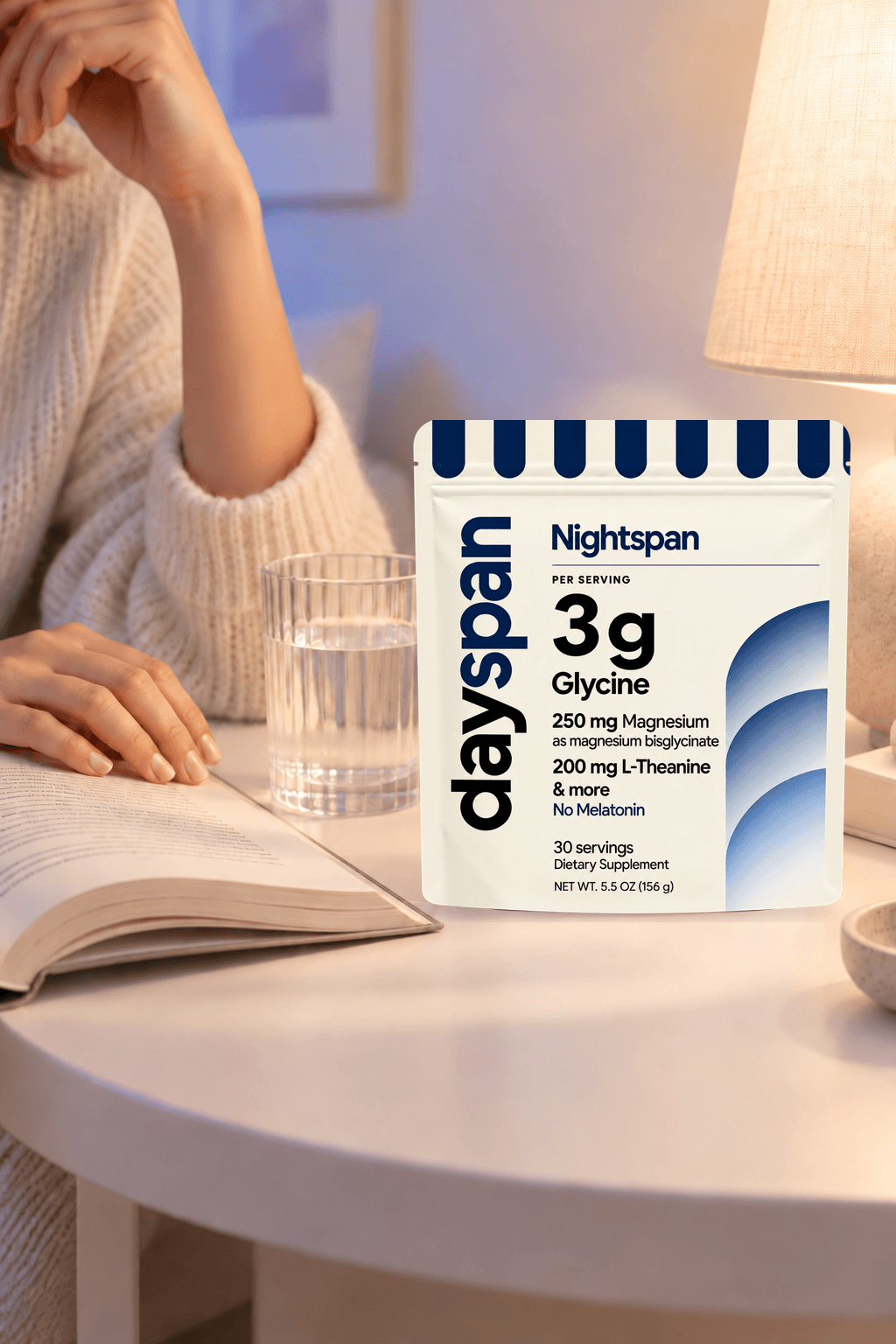 Nightspan bag in a daily evening ritual